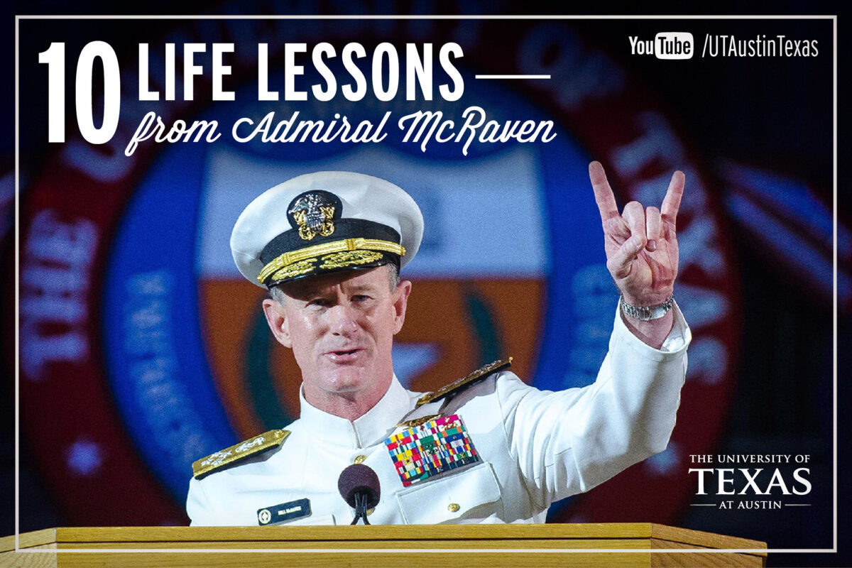 10 Life Lessons from Admiral McRaven