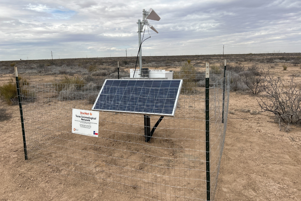 A seismic station in West Texas.