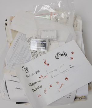 Notes for The Difference Engine by Bruce Sterling and William Gibson. Photo by Anthony Maddaloni.