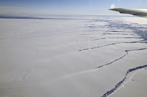 Rifts in Pine Island Glacier, Antarctica