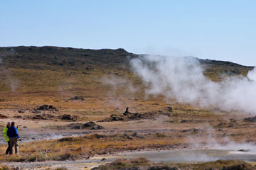 Fumarole field in Iceland