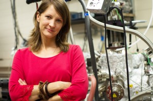 UT Physics graduate student Charlotte Sanders