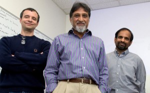 Physicists Mike Kotschenreuther, Swadesh Mahajan and Prashant Valanju. Photo: Marsha Miller.