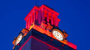 UT Tower lighting