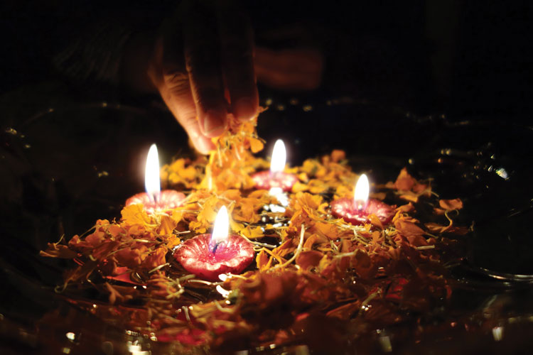 New Delhi India at Diwali