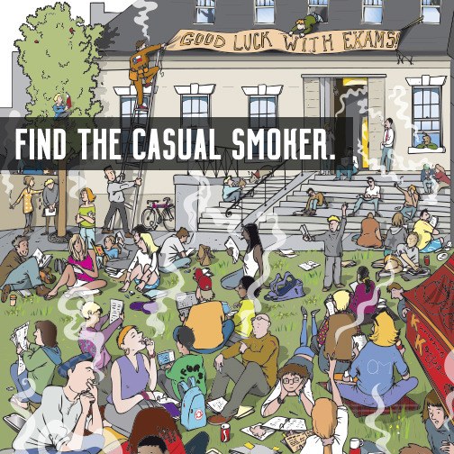 Anti-smoking poster from Peers Against Tobacco campaign