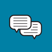illustration of speech bubbles