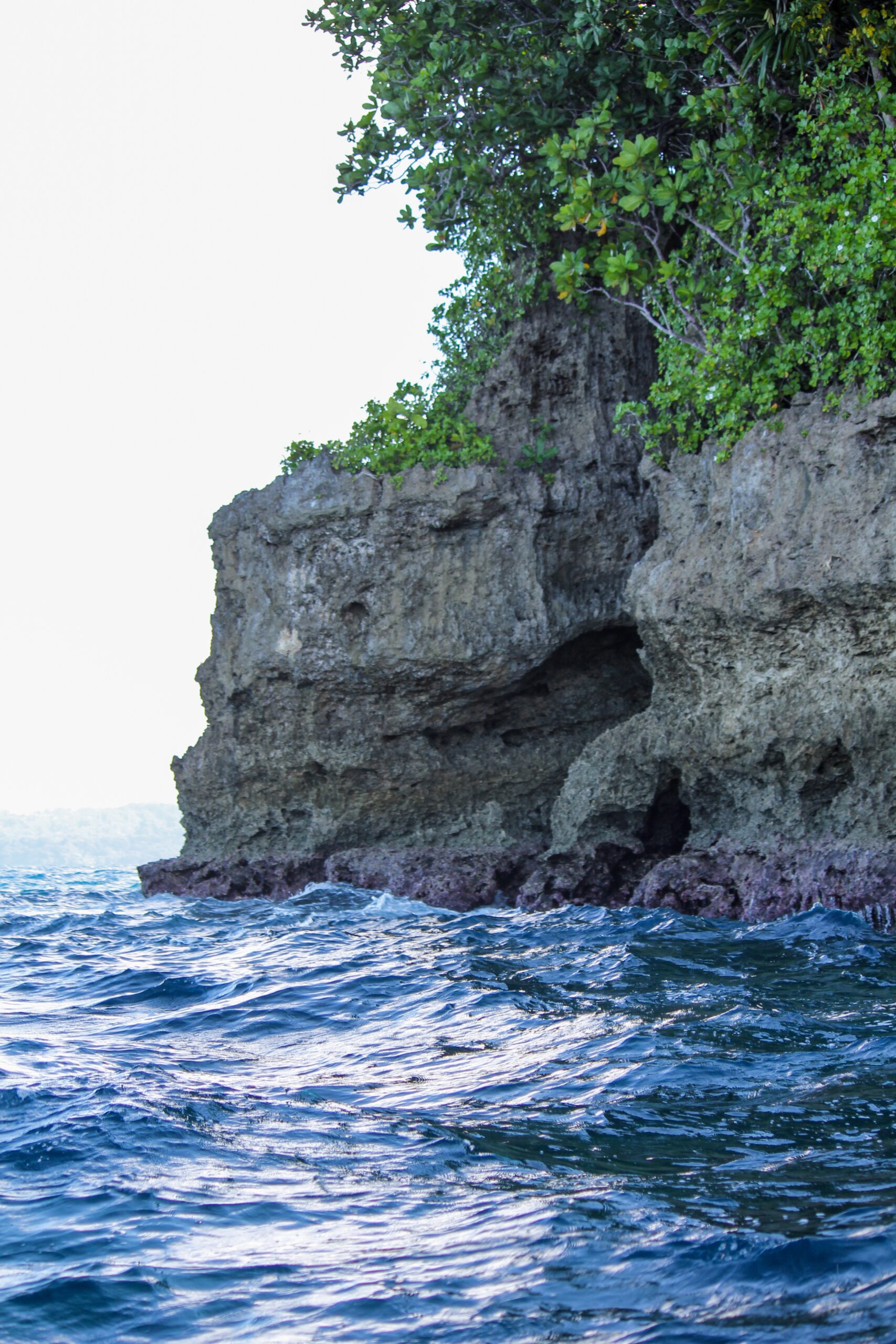 Solomon Island cliff