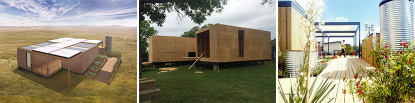 Students designed and built a solar-powered home for the 2015 Solar Decathlon