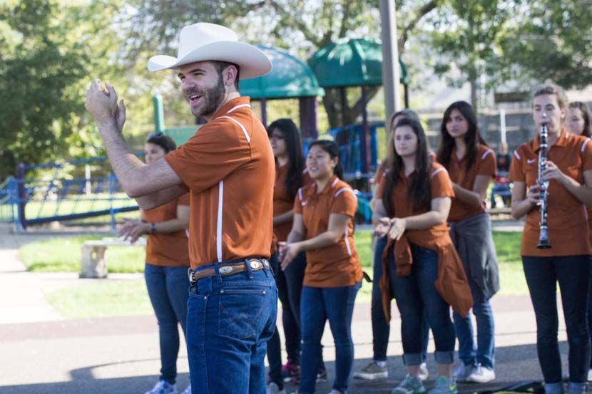 Mason Hurrtte, Drum Major Longhorn Band at Rosedale 