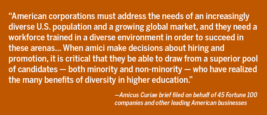 Amicus Curiae brief filed on behalf of 45 Fortune 100 and other leading American Businesses