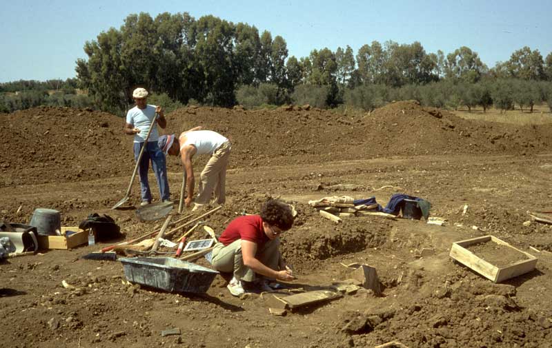 UT Austin students on a dig in Greece