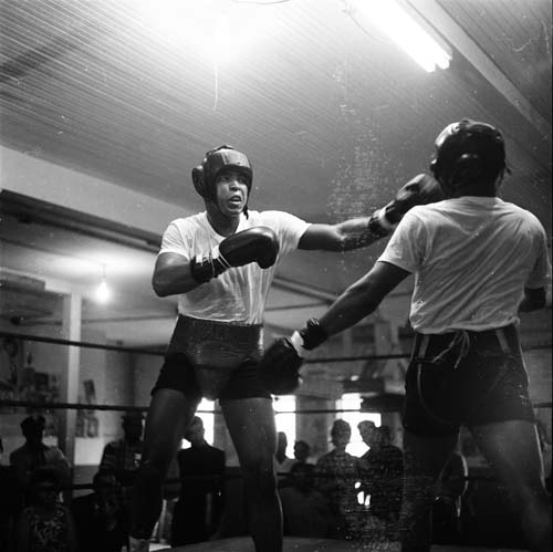 Boxer Cassius Clay (Muhammad Ali)
