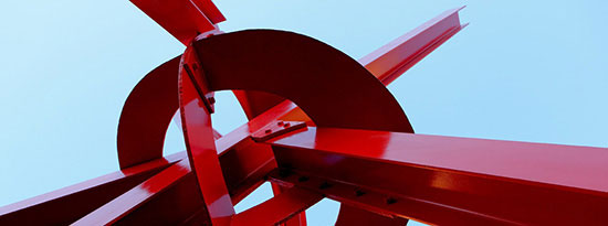 Detail of Mark di Suvero, Clock Knot, 2007