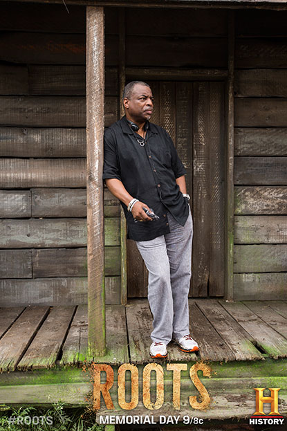 LeVar Burton on the Set of Roots