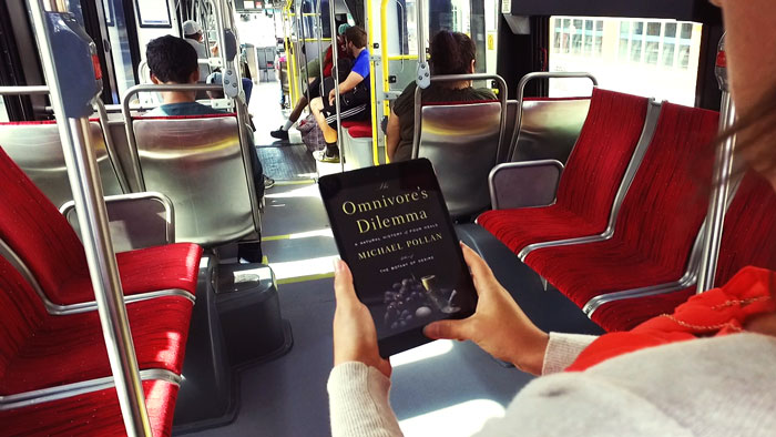 Reading on Capital Metro Bus