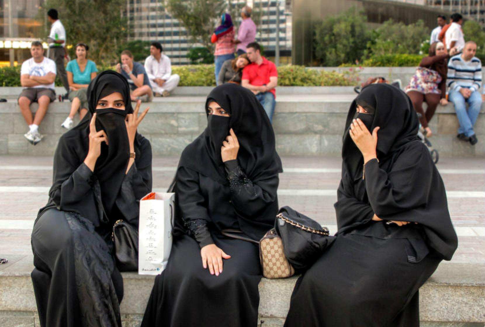 Arab women exposed