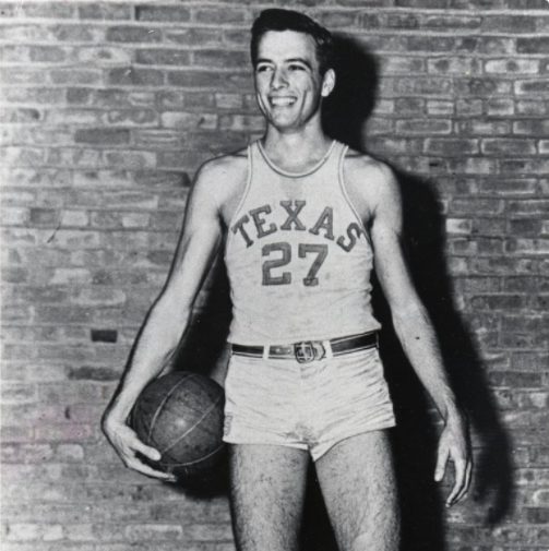 Denton Cooley in UT Texas basketball uniform