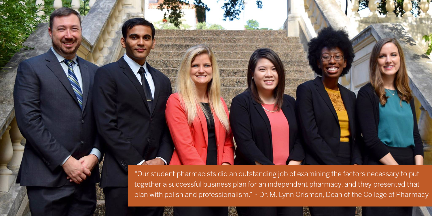 UT pharmacy students