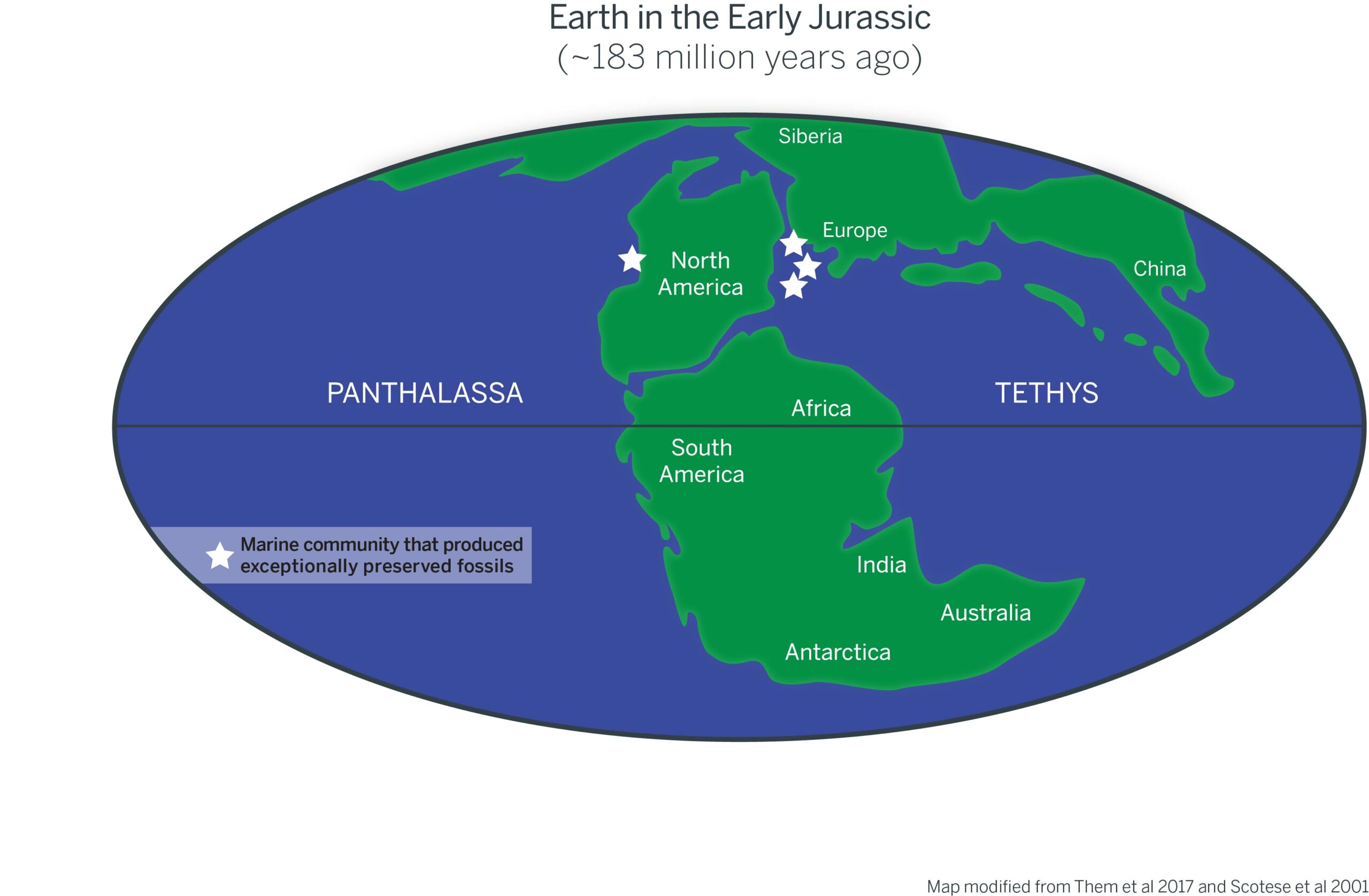 Jurassic map