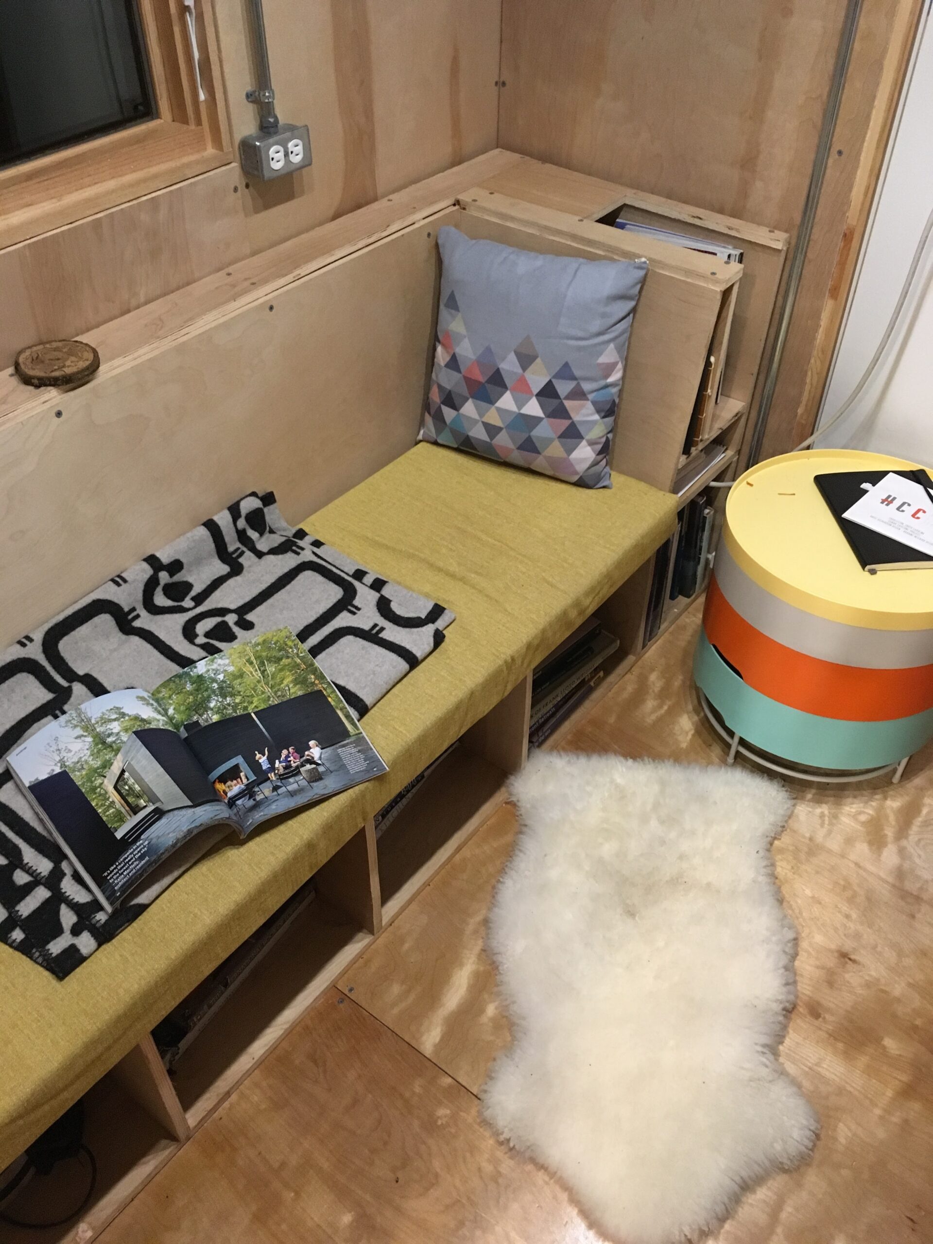 inside tiny house
