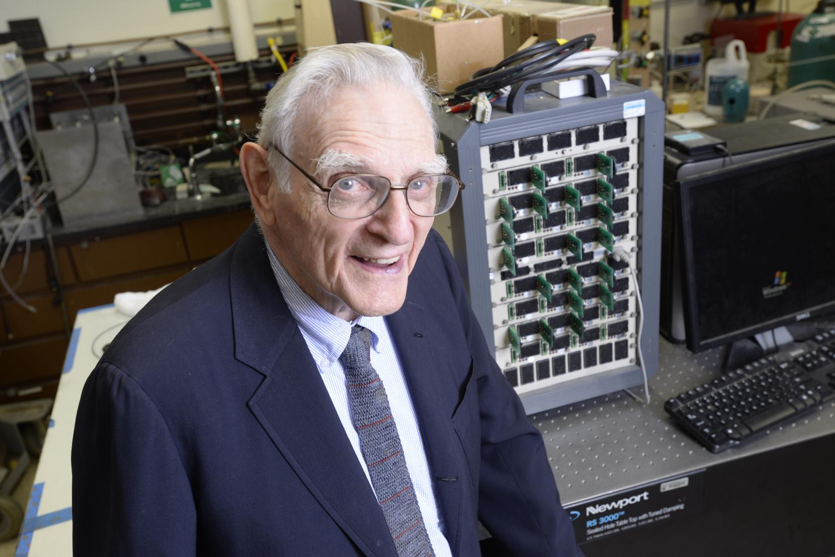 John Goodenough and his team have developed the first all-solid-state battery cells that could lead to safer, faster-charging, longer-lasting rec