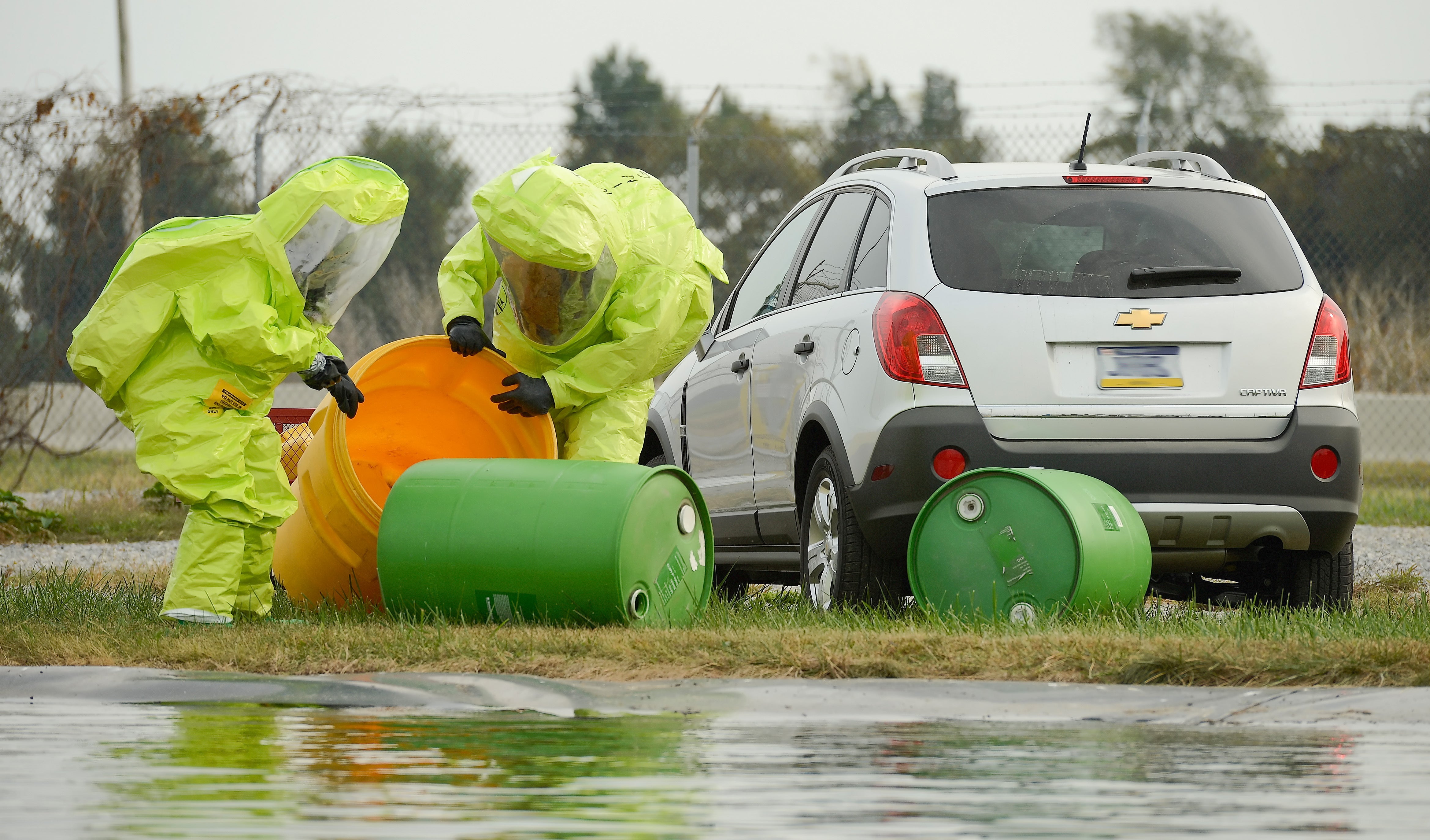 Hazmat Training Exercise