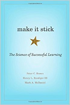 Make it Stick, The Science of Successful Learning by Peter C. Brown