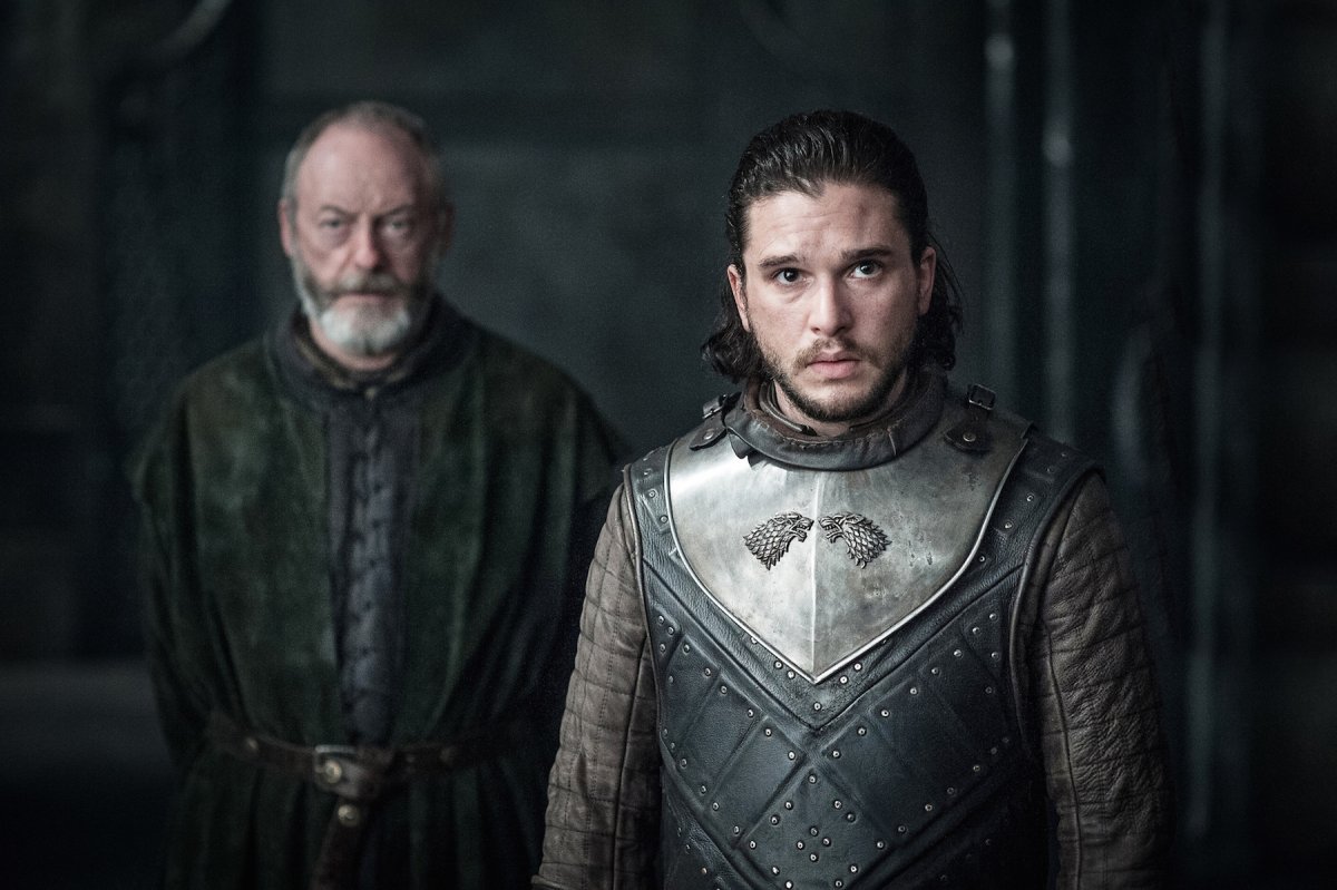 Jon Snow and Davos Seaworth