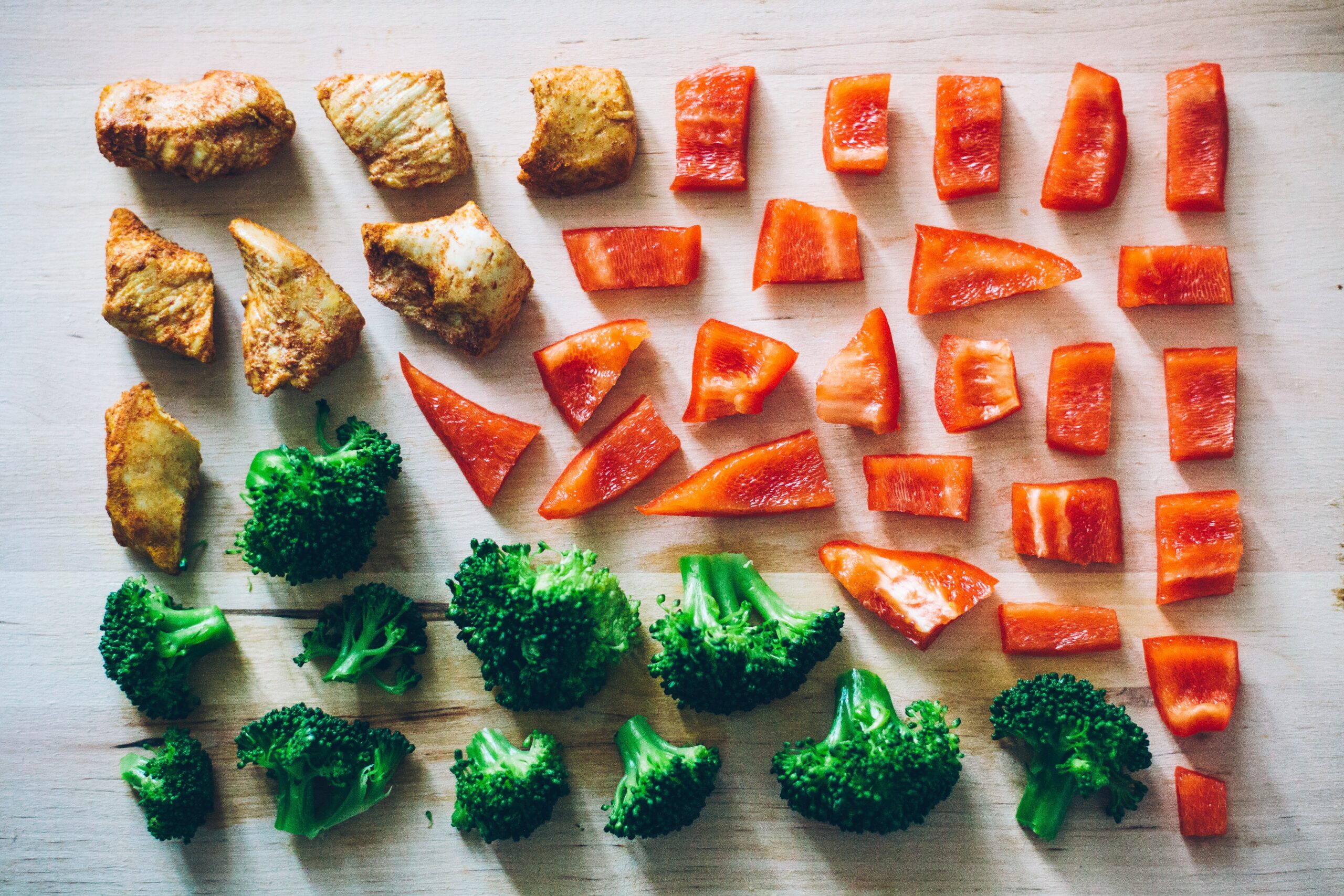 veggies and chicken