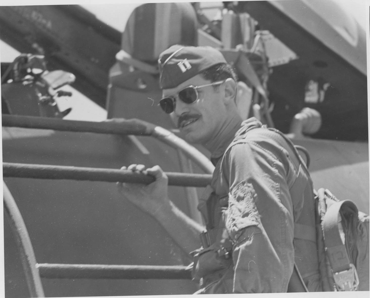 Dean Echenberg during flight training in Vietnam