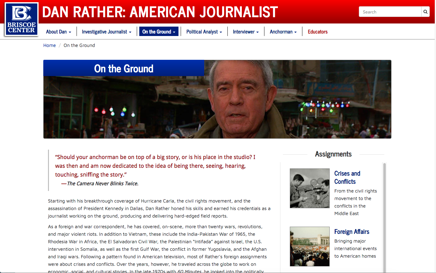 Dan Rather: American Journalist