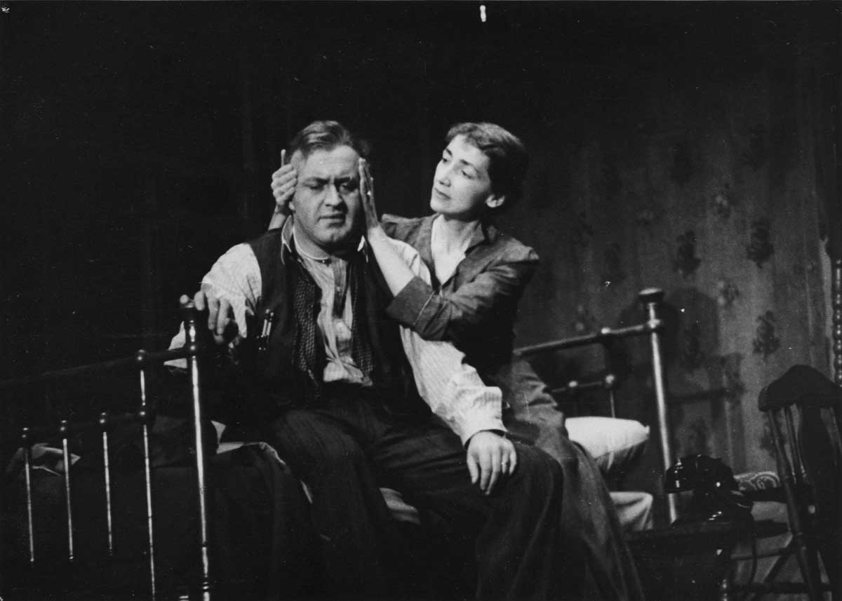 Fred Fehl (American, b. Austria, 1906–1995), [Lee J. Cobb as Willy and Mildred Dunnock as Linda in the original production of