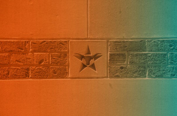 University Brick Pattern with Star in the Middle