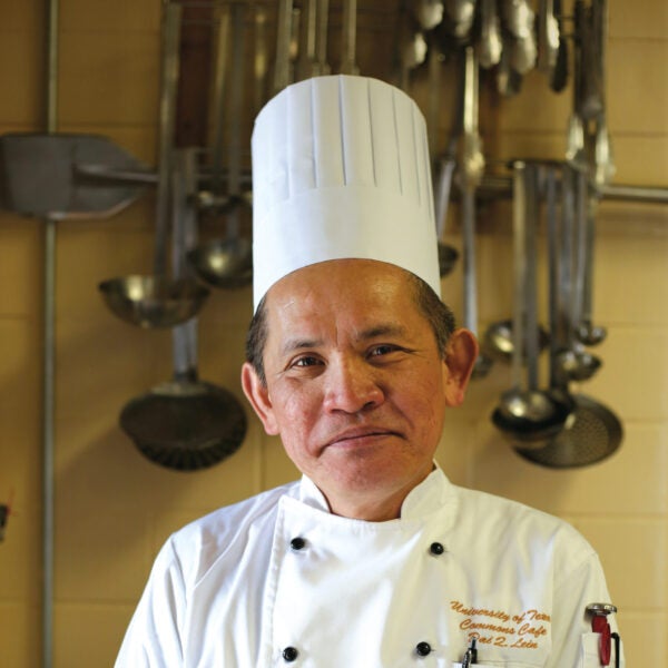 Chef Dai at the Commons Cafe.