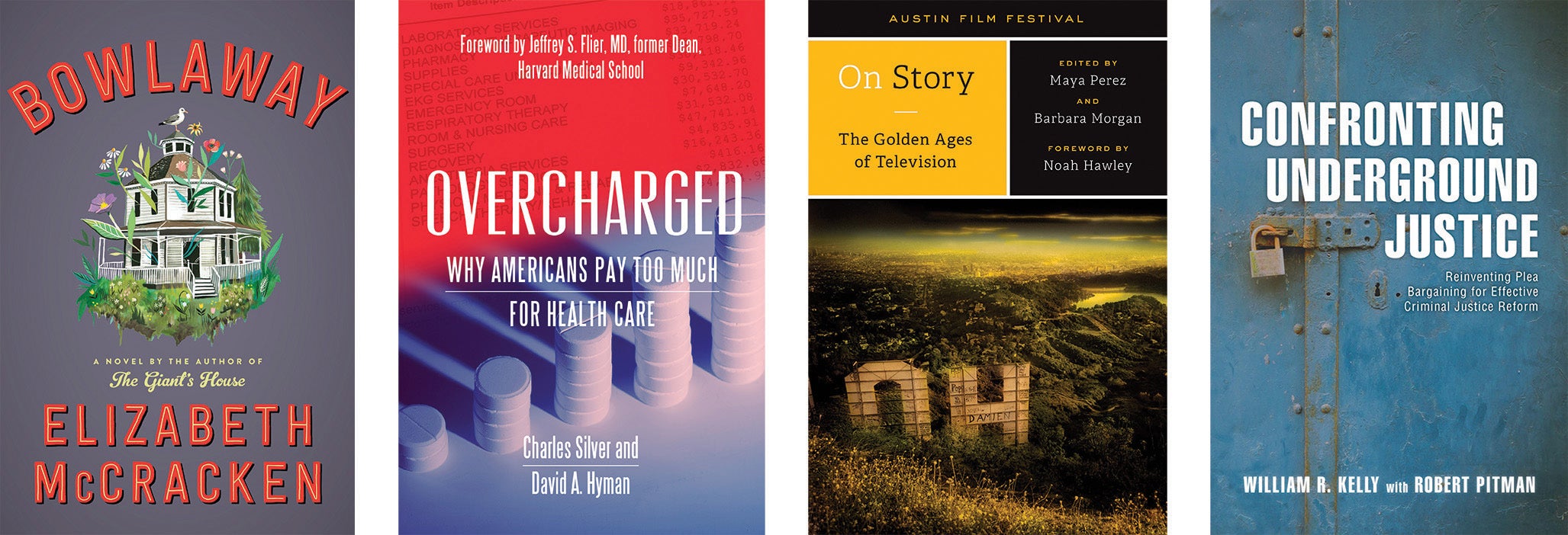 Four book covers. Four book covers.
