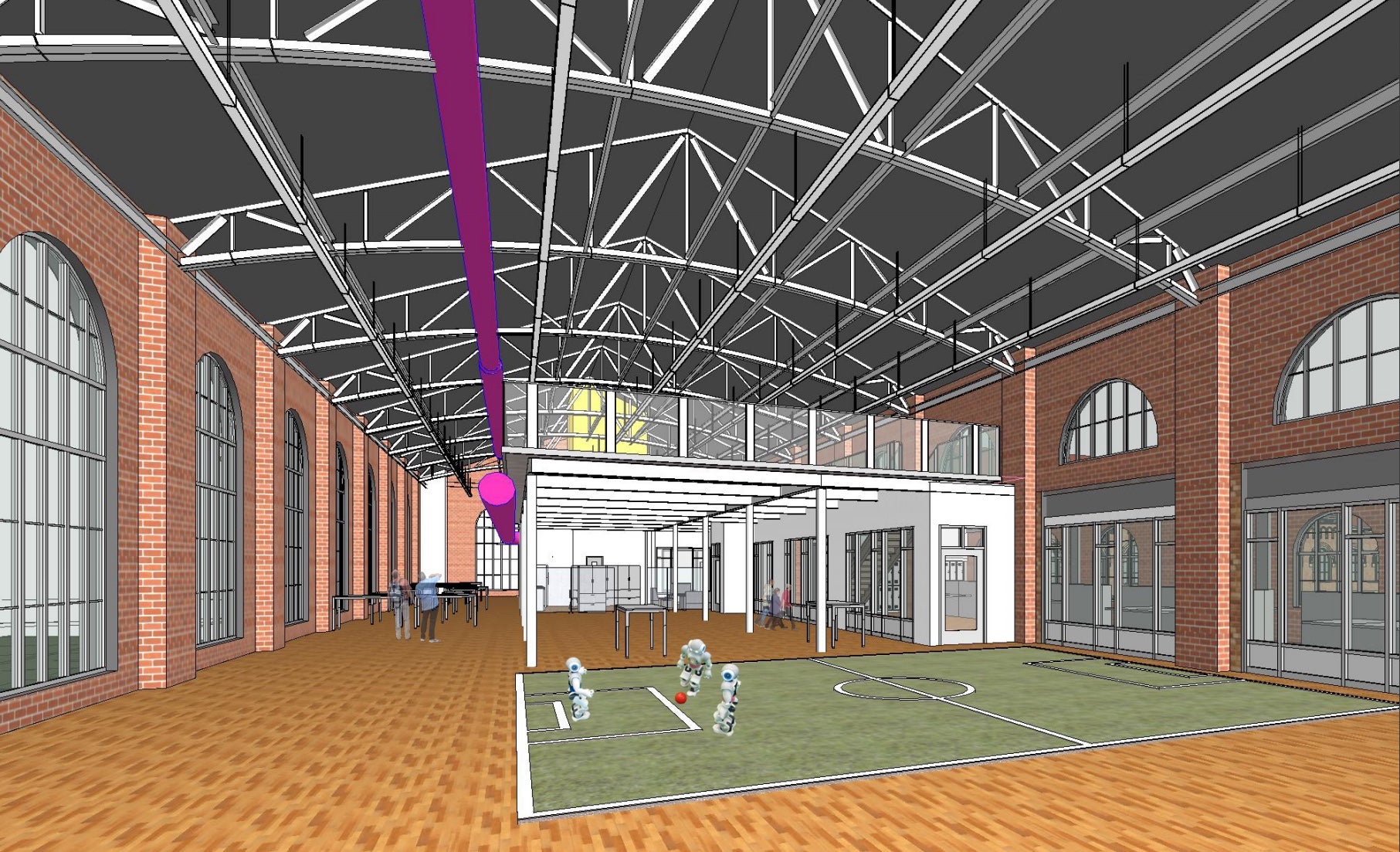 Anna Hiss Gym rendering