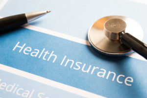 A health insurance form