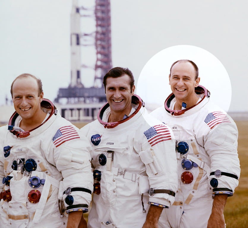 Pete Conrad, Dick Gordon, and, Alan Bean Pete Conrad, Dick Gordon, and, Alan Bean