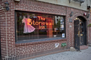 Facade of the Stonewall Inn at 53 Christopher Street in NYC.