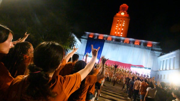 Along with Mooov-In, Horns Up Night, and Party of the Plaza, Gone to Texas is part of Longhorn Welcome, a series of events for students at the start of a new academic year.