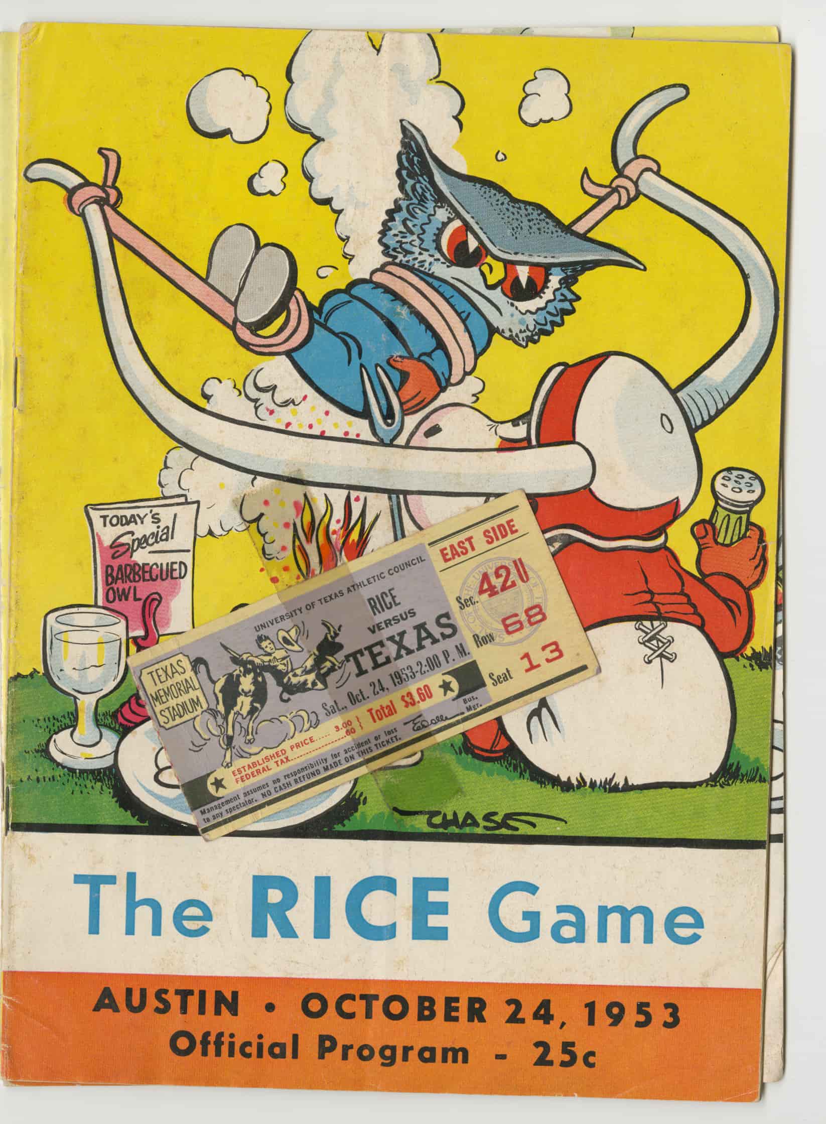 UT vs Rice Game 1953