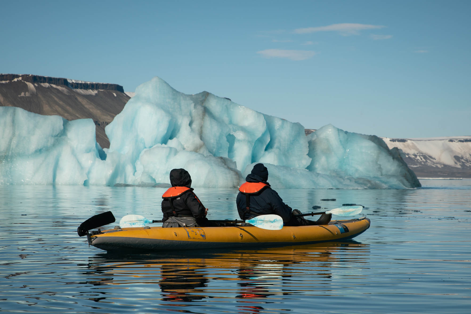 kayak trip in the Arctic