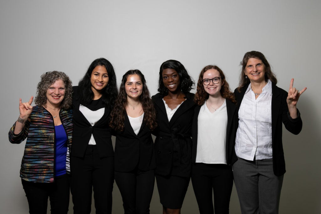 The community health in Kenya team poses after their pitch