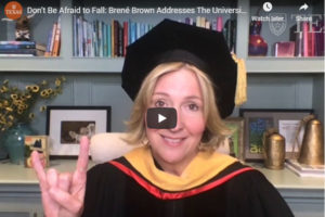 Brene Brown delivers 2020 Commencement address