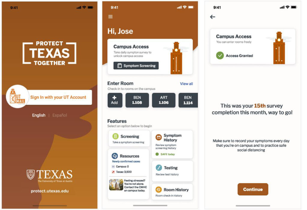Protect Texas Together App