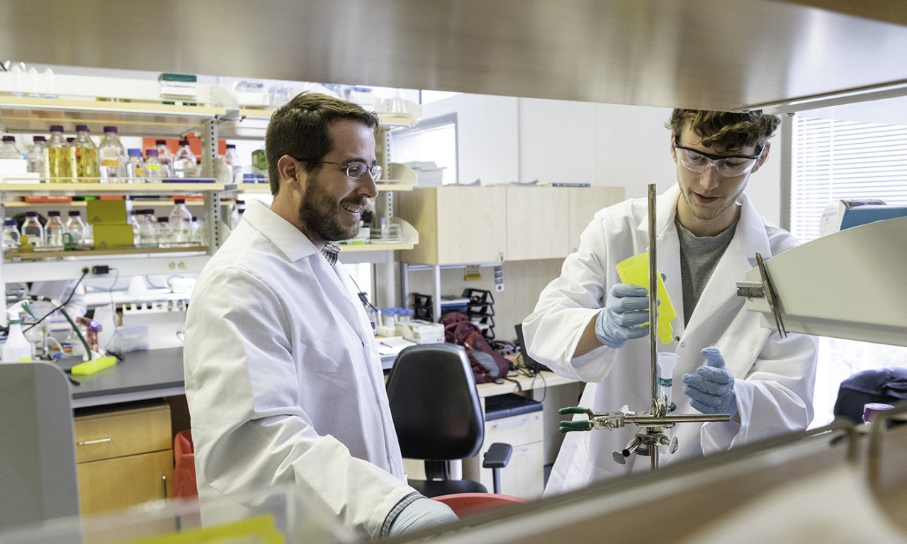 Jason S. McLellan and Daniel Wrapp at the McLellan Lab UT Austin