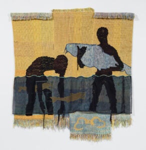 tapestry by Diedrick Brackens at the Blanton Museum of Art