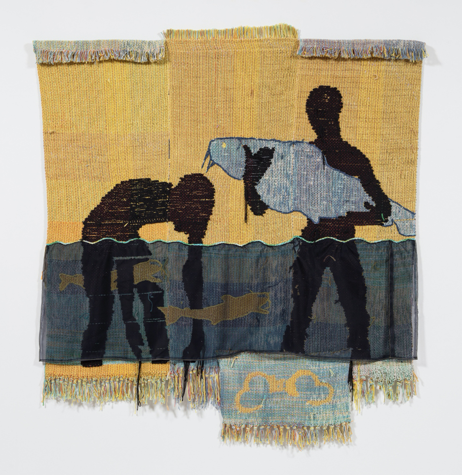 tapestry by Diedrick Brackens at the Blanton Museum of Art