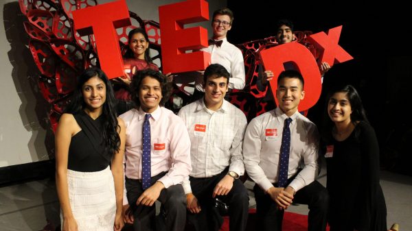 The TEDxUTAustin team at the inaugural conference in 2018.